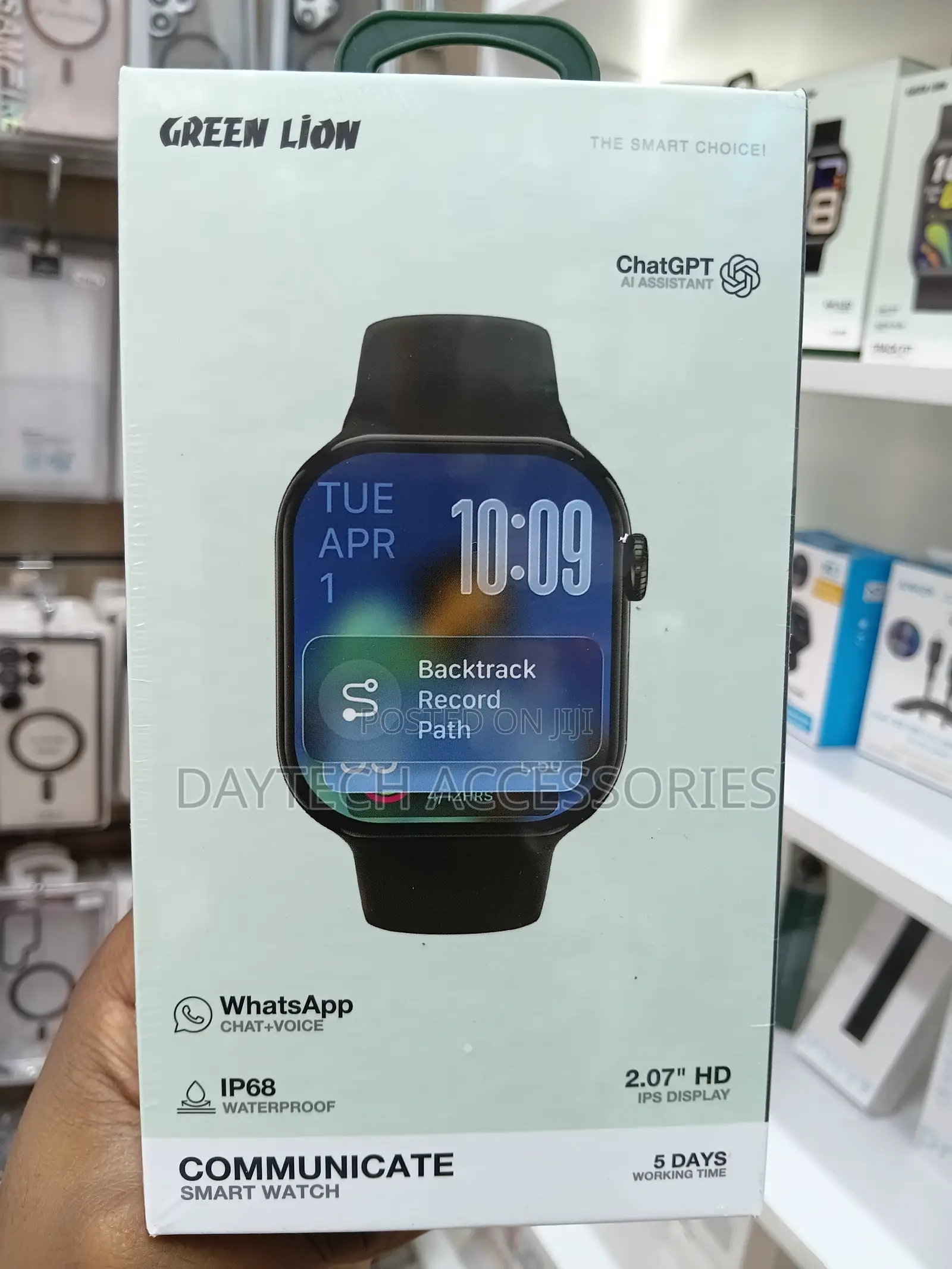The Green Lion Communicate Smart Watch 2.07-Inch HD IPS Display Screen