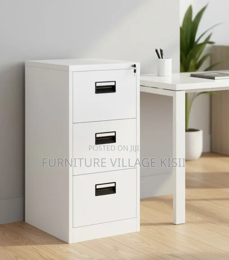 Office Cabinet: 3-Drawer File Cabinet