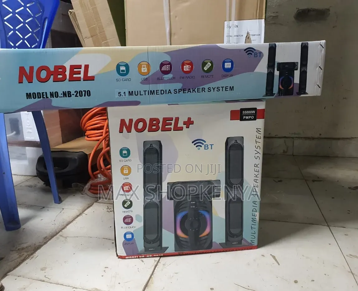 Nobel NB-2070 3.1 Channel Tall Boy Sound System