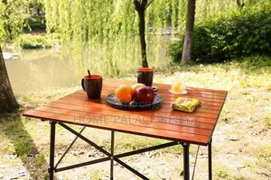Camping Table; Adjustable Portable Camping Table for Outdoor Events