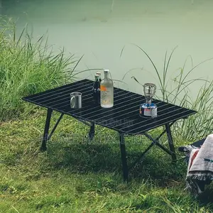 Camping Table; Adjustable Portable Camping Table for Outdoor Events