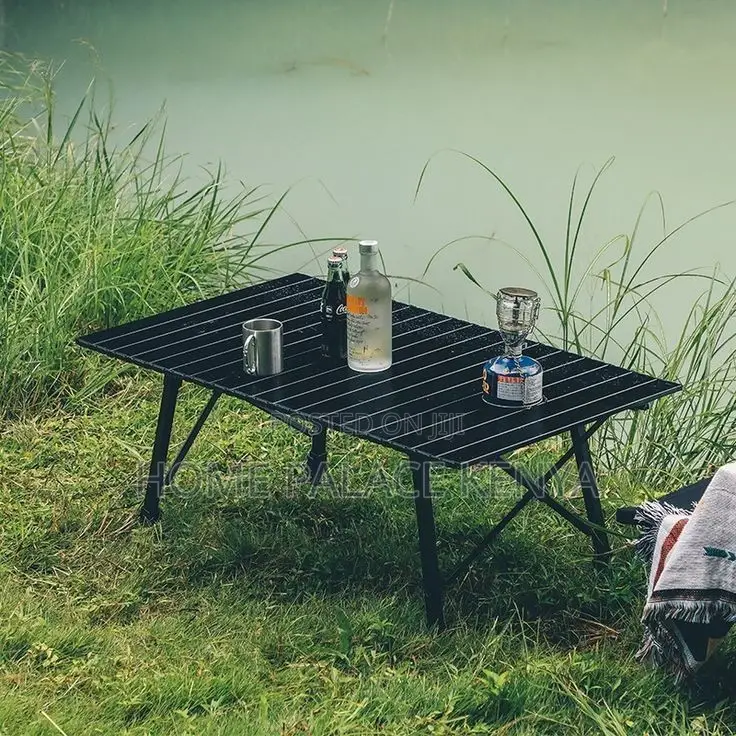 Camping Table; Adjustable Portable Camping Table for Outdoor Events