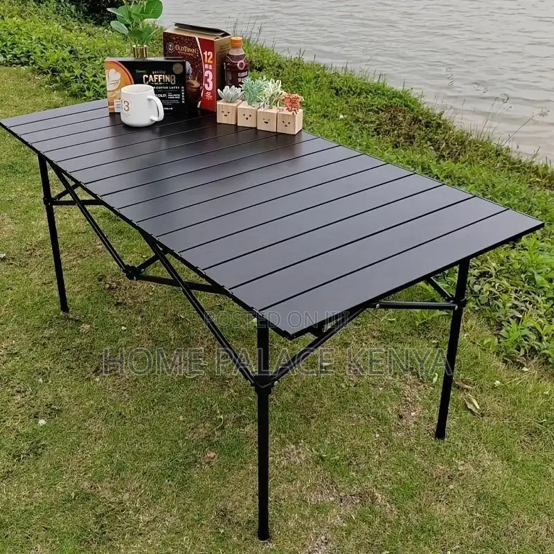 Camping Table; Adjustable Portable Camping Table for Outdoor Events
