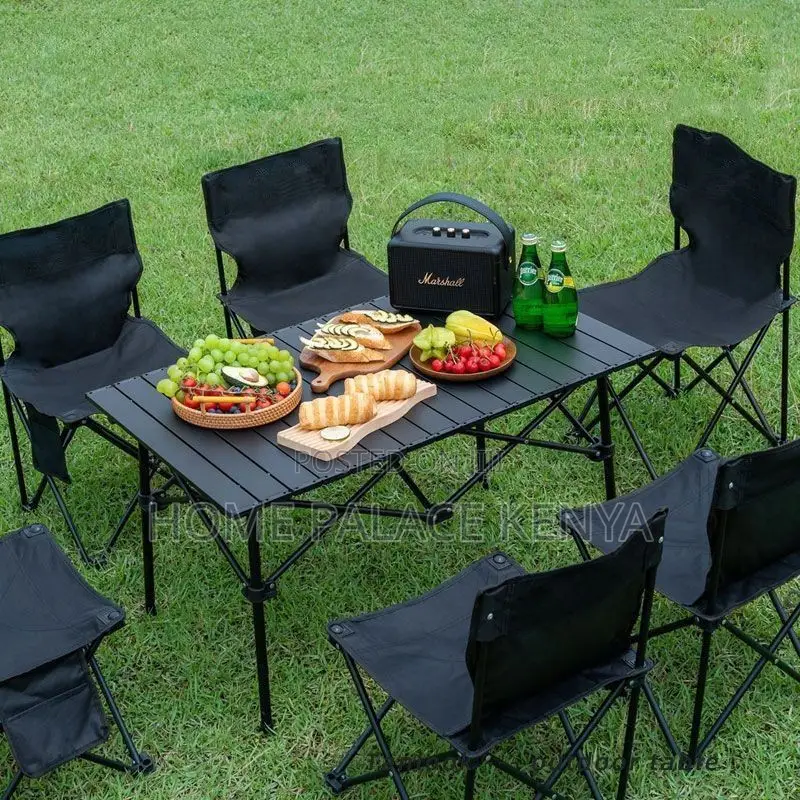 Camping Table; Adjustable Portable Camping Table for Outdoor Events