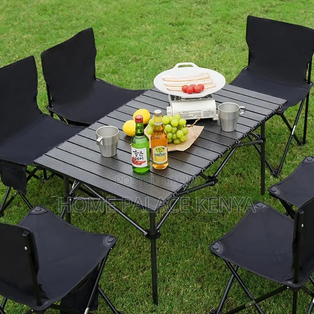 Camping Table; Adjustable Portable Camping Table for Outdoor Events