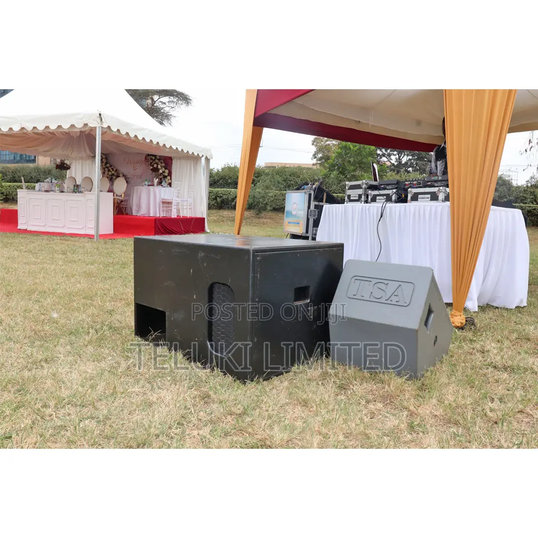 Professional PA Sound System for Hire - Speakers, Microphones, Mixer