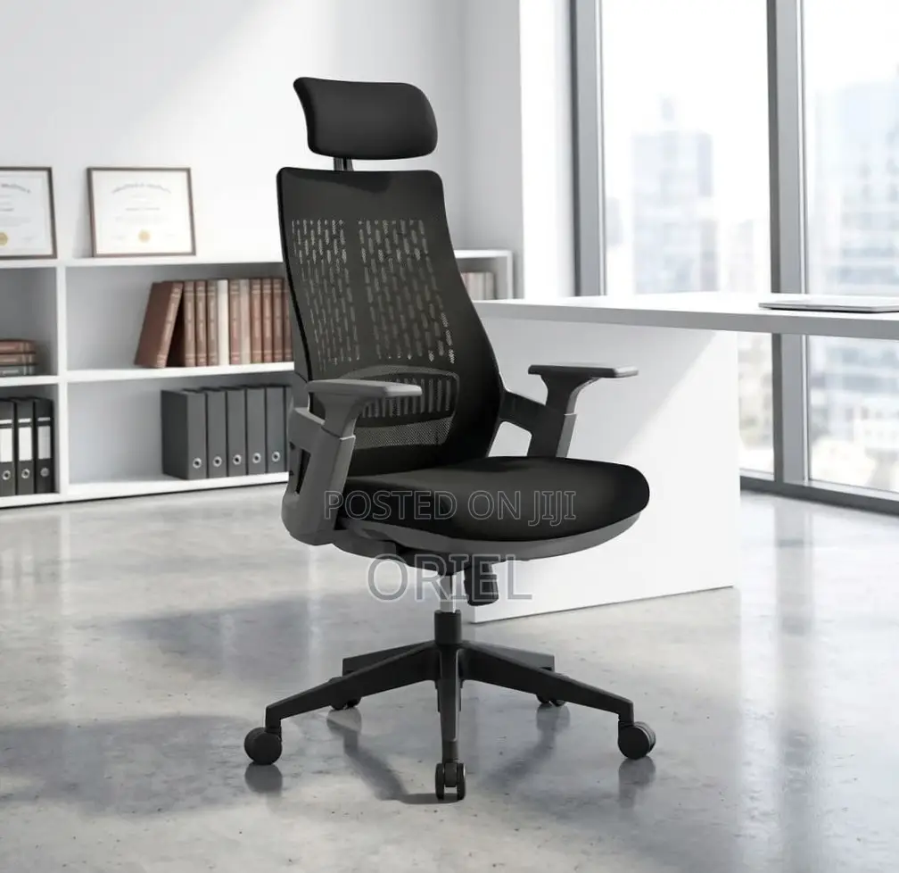 Office Chair : Orthopedic High-Back Staff Chair