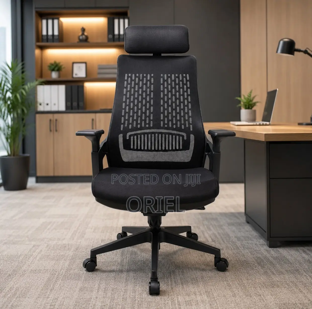Office Chair : Orthopedic High-Back Staff Chair