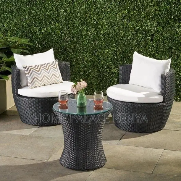 Rattan Set; Elegant Rattan Outdoor Conversation Set for Garden,
