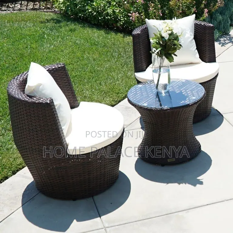 Rattan Set; Elegant Rattan Outdoor Conversation Set for Garden,