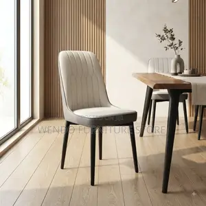 Dining Chairs; Back Leather Supportive Dining Chairs