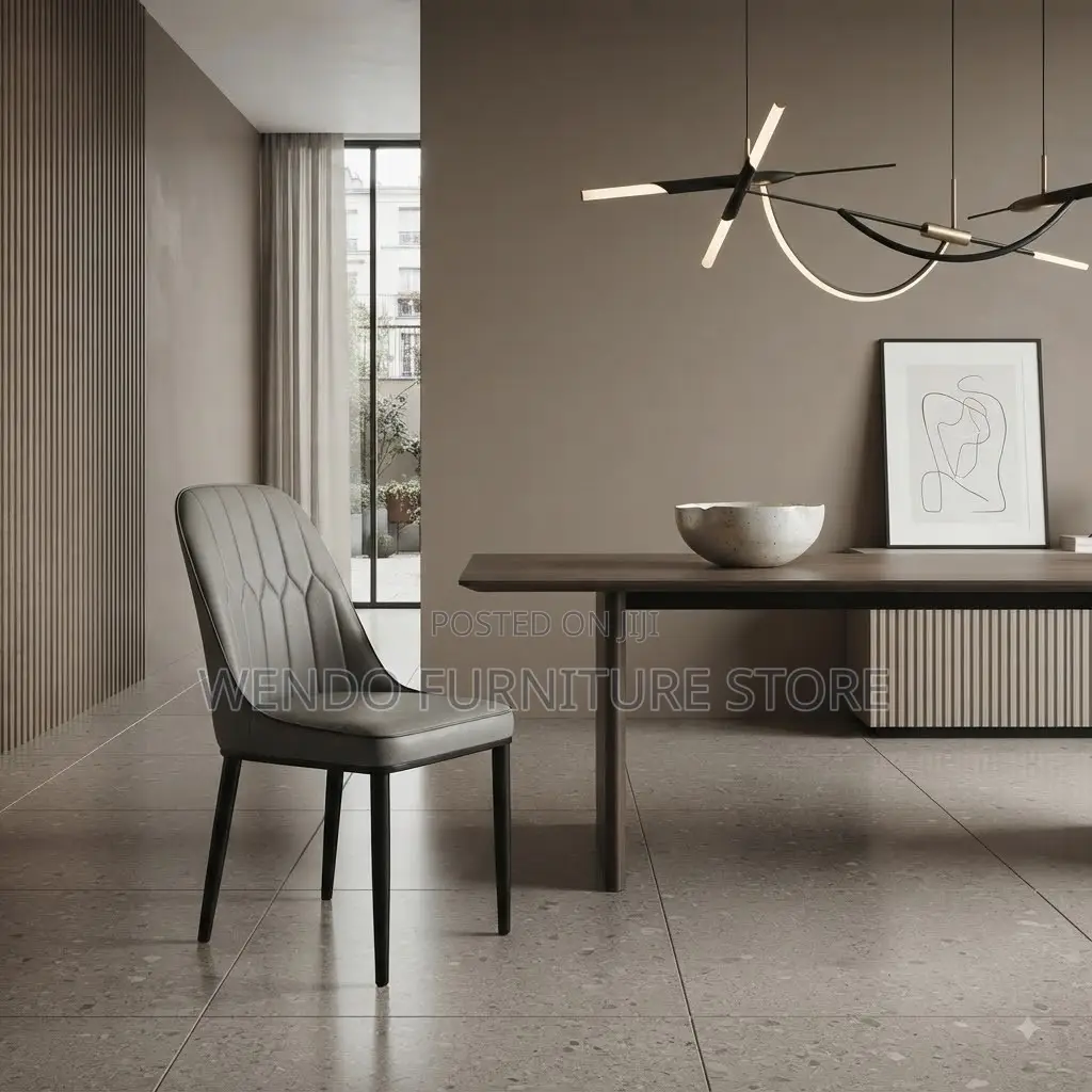 Dining Chairs; Back Leather Supportive Dining Chairs