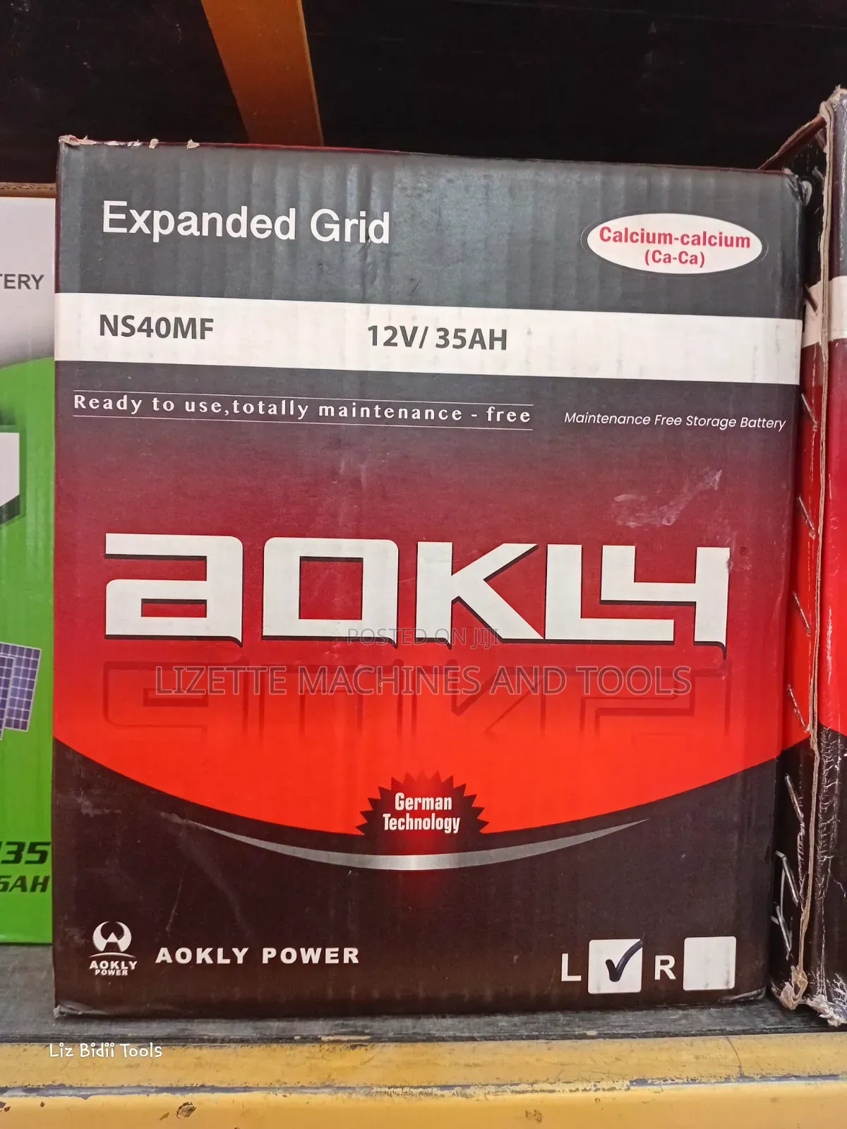 Aokly NS40 Maintenance-Free Car Battery 12V, 36ah