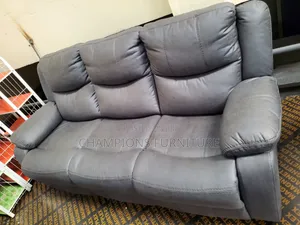 Comfortable Grey Recliner Sofa