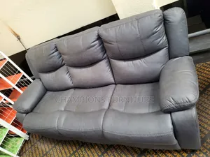 Comfortable Grey Recliner Sofa