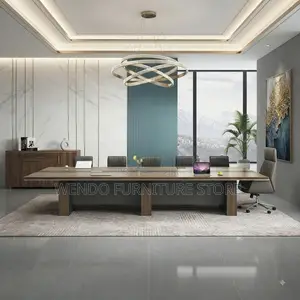 Boardroom Table; 3 Meters Diplomacy Wooden Boardroom Table