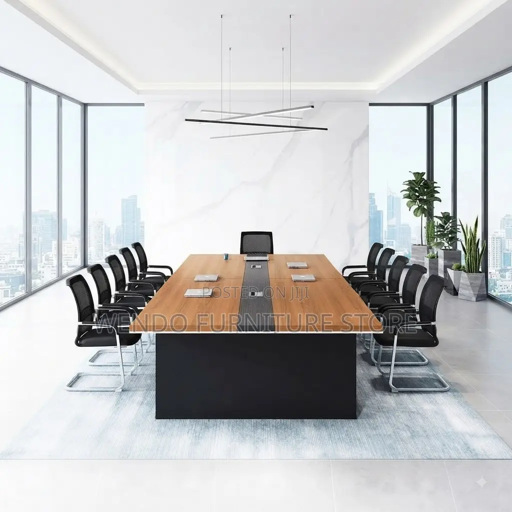 Boardroom Table; 3 Meters Diplomacy Wooden Boardroom Table