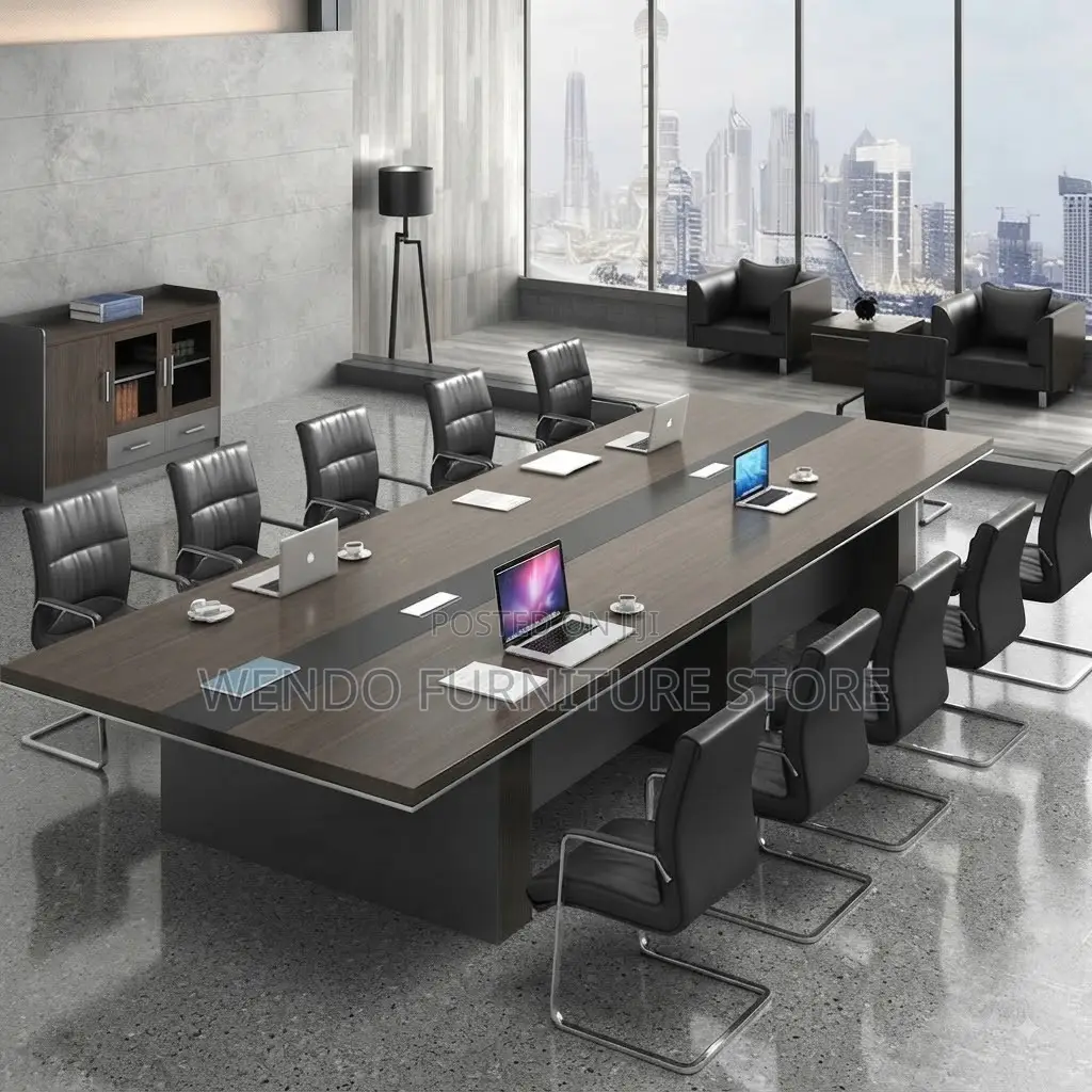 Boardroom Table; 3 Meters Diplomacy Wooden Boardroom Table