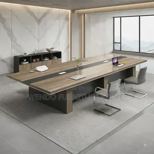 Boardroom Table; 3 Meters Diplomacy Wooden Boardroom Table
