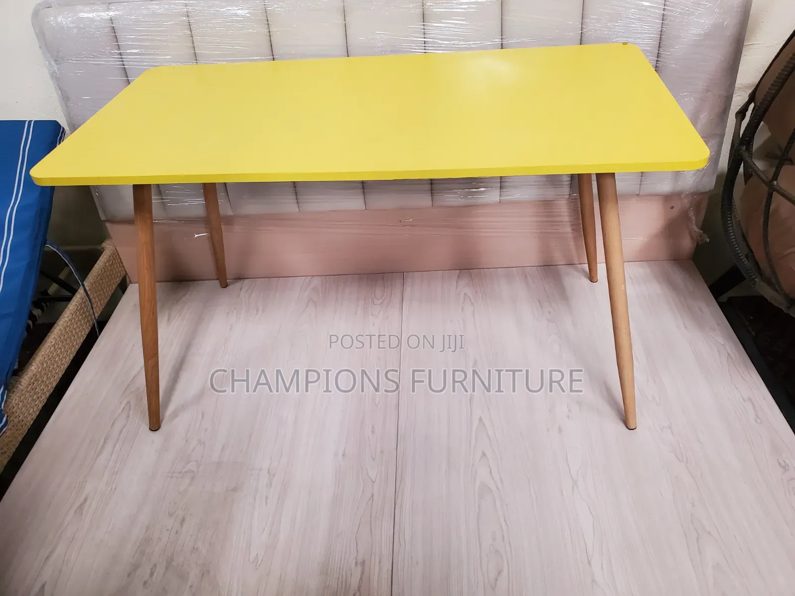 Vibrant Yellow Study Desk/Dining Table