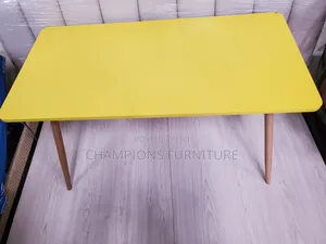 Vibrant Yellow Study Desk/Dining Table