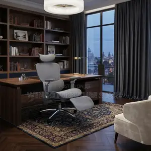 Office Chairs; Breathable Orthopedic Office Seat With Footrest