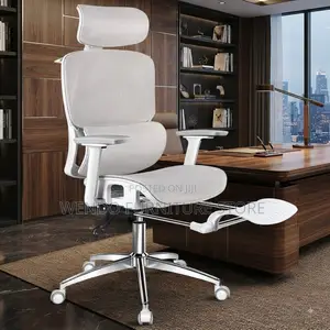 Office Chairs; Breathable Orthopedic Office Seat With Footrest