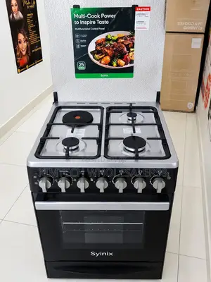 Syinix (Q60GC3)new Model 60by60
Standing Cooker 3+1