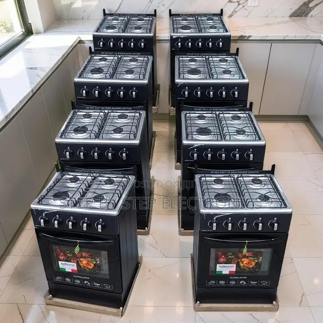 Factory Prices 4 Gas Full Gas Burners Free Standing Cookers