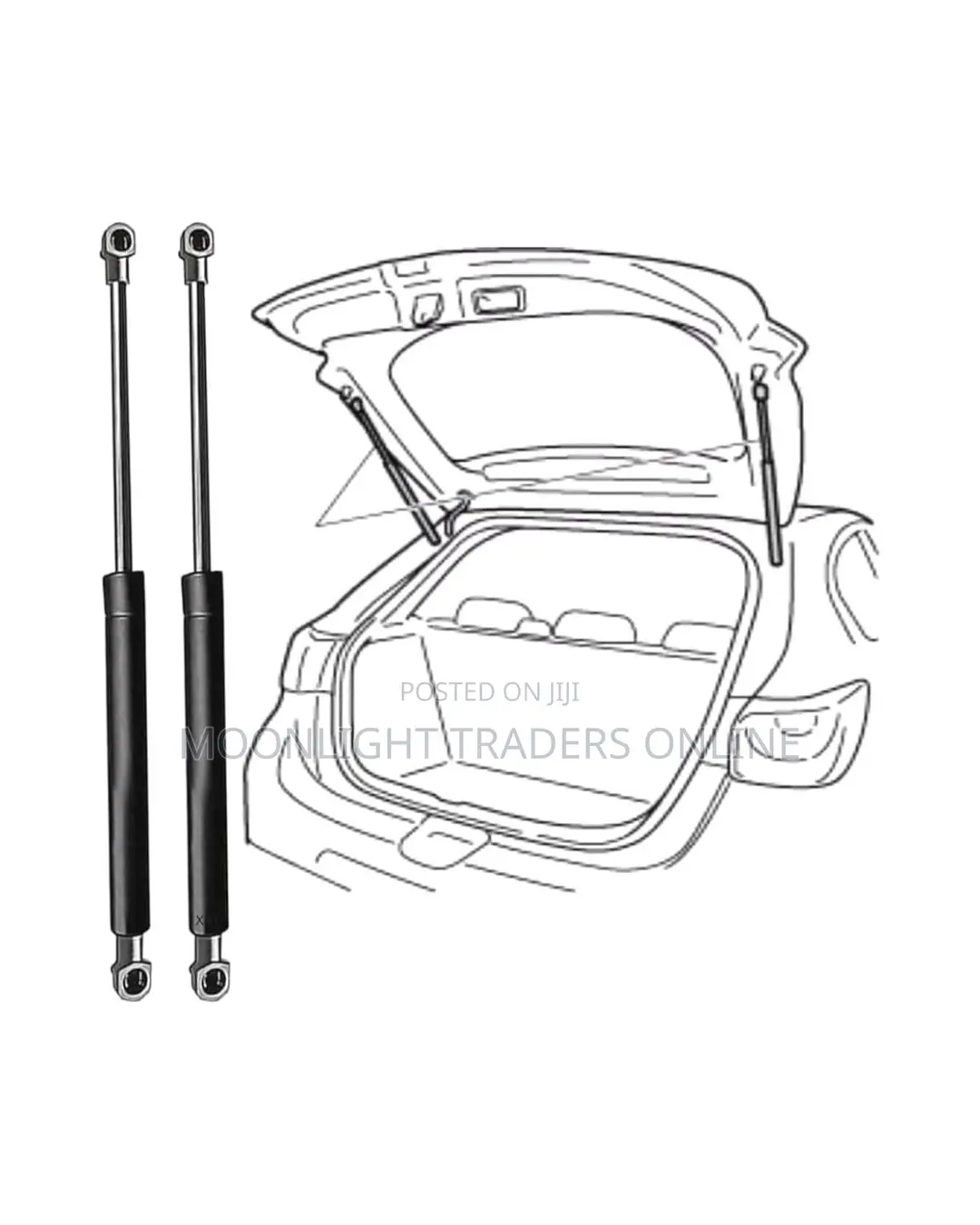 Nissan Note 2010 Boot Shocks – Pair