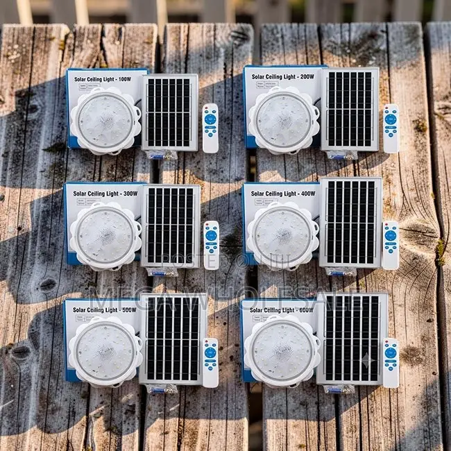 Factory Direct Prices LED 100W,200W,500W Solar Ceiling Lights