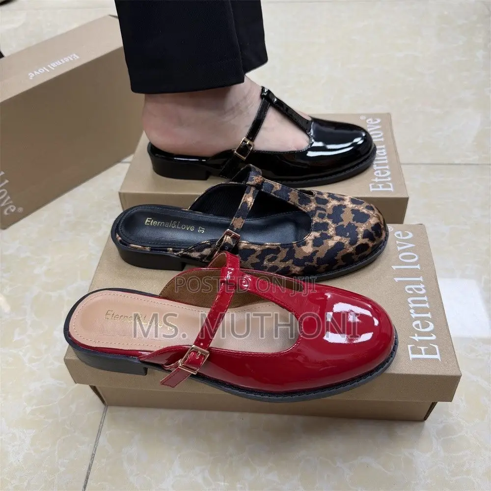  the "Eternal Love" T-Strap Mules Size 37-42