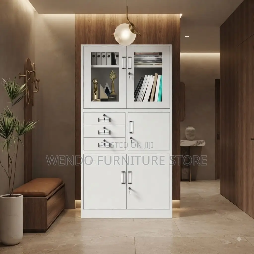Office Cabinet; Steel Two Doors Ergo Cabinet