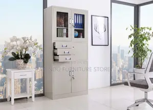 Office Cabinet; Steel Two Doors Ergo Cabinet