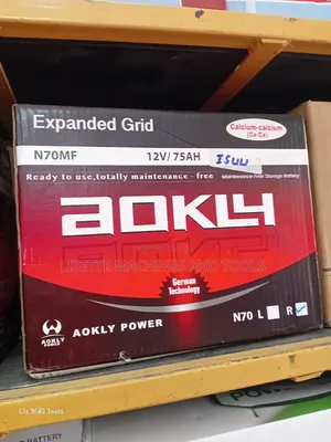 Aokly N70 Maintenance-Free Car Battery 12V, 75ah