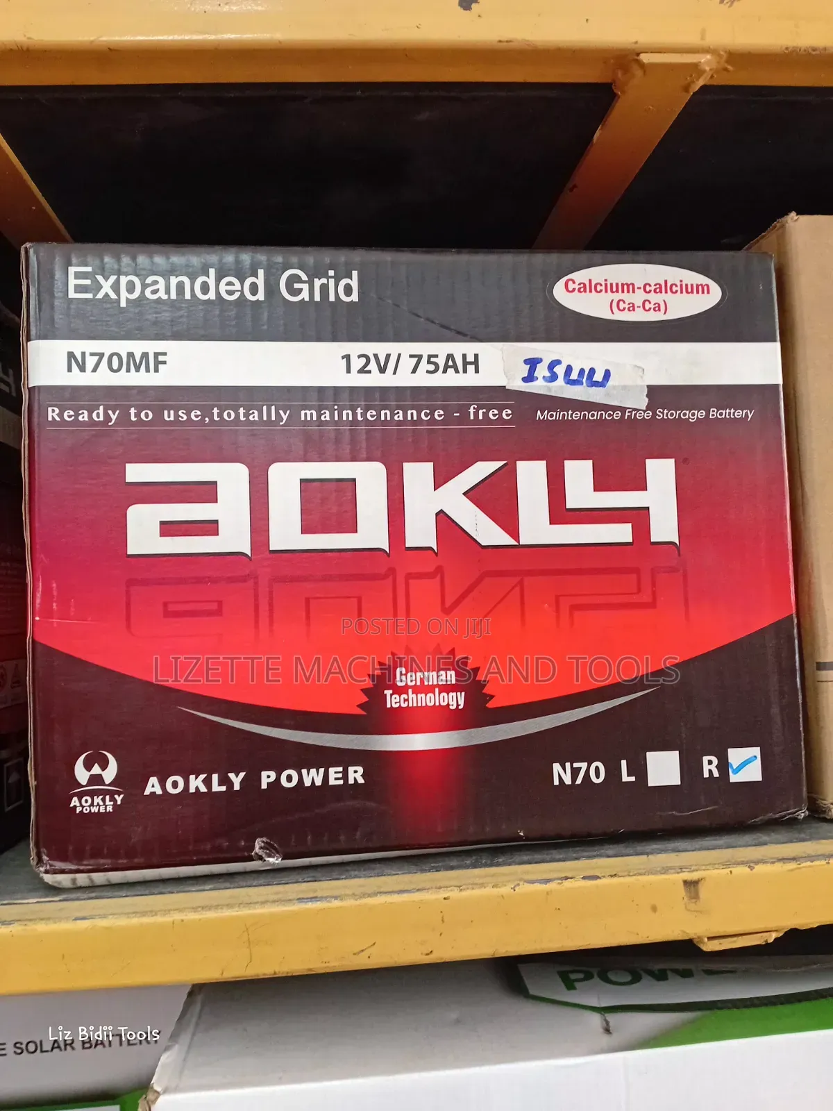 Aokly N70 Maintenance-Free Car Battery 12V, 75ah