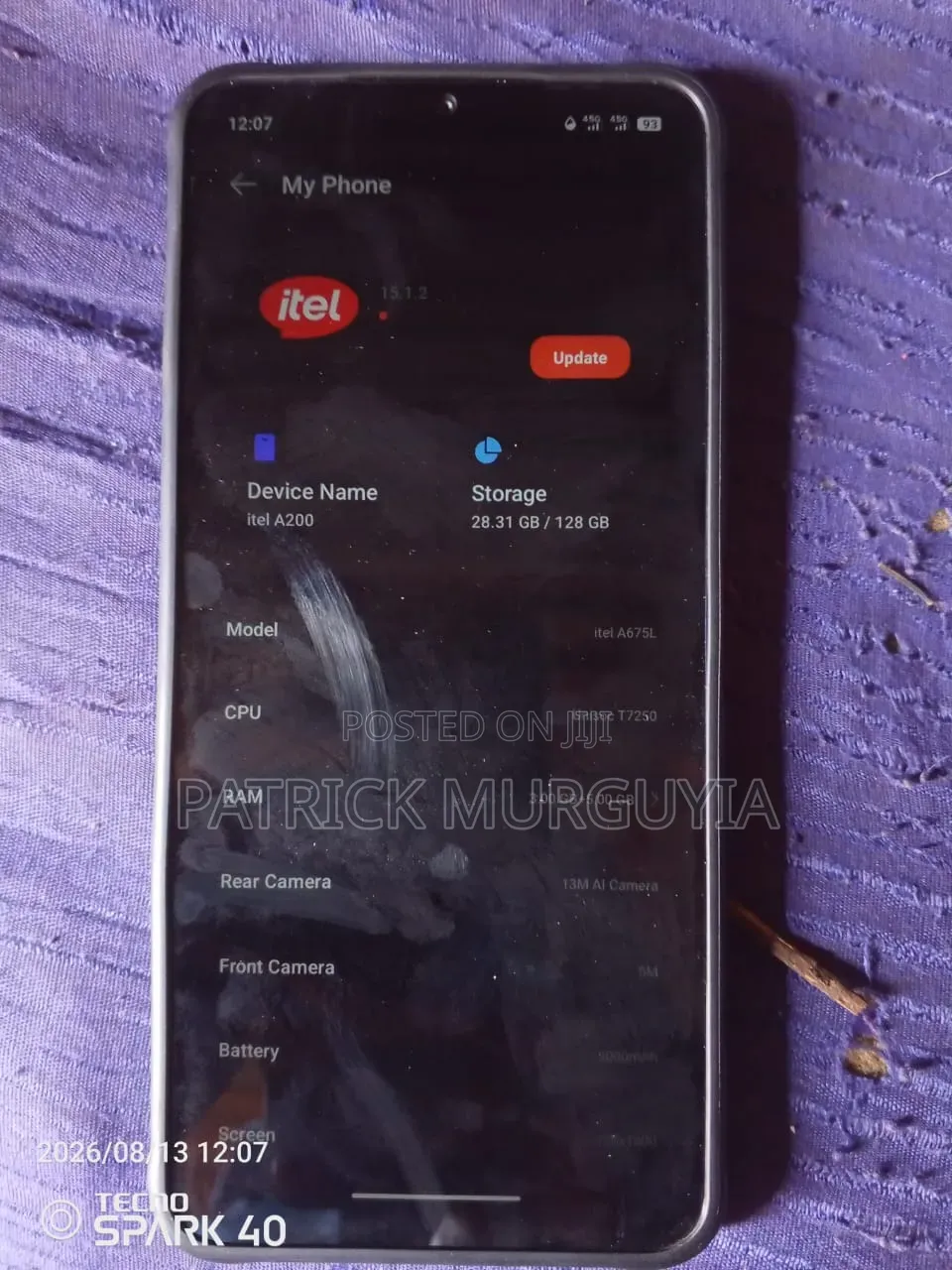 Itel A200+ 128 GB Orange