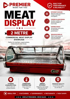 Premier 2M Commercial Meat Display at 185,000