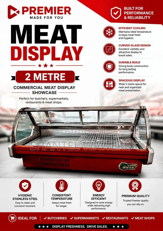 Premier 2M Commercial Meat Display at 185,000