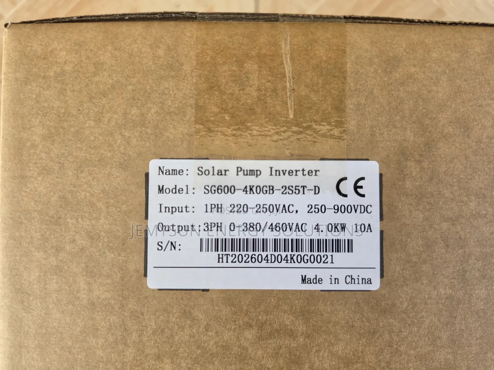 4.0kW Phase Converter 1ph Input to 3ph Output