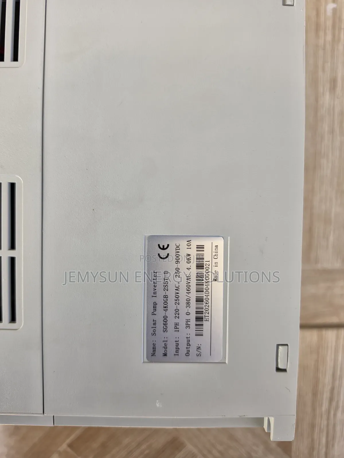4.0kW Phase Converter 1ph Input to 3ph Output
