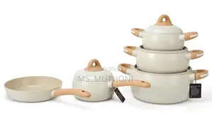 9-Piece Forged Aluminium Ceramic Cookware Set Kenya