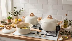 9-Piece Forged Aluminium Ceramic Cookware Set Kenya