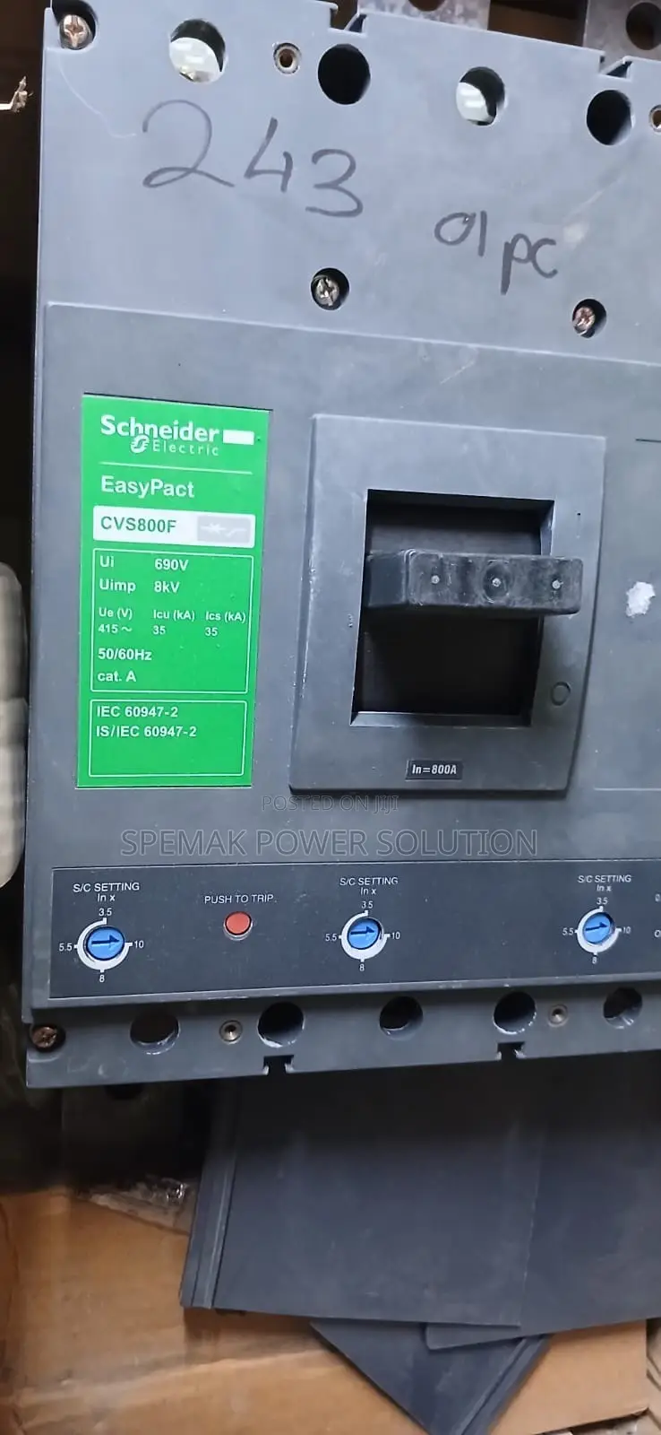 800Amps McCb Schineider