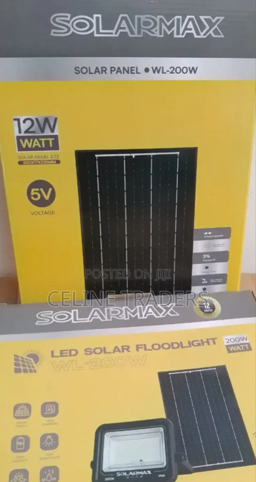 Solarmax 200w Solar Floodlight