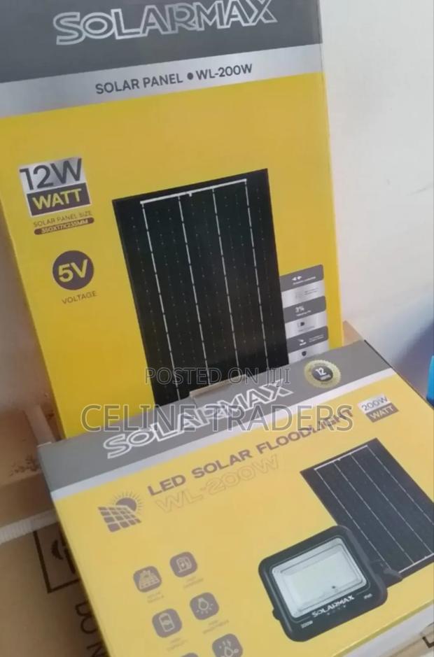 Solarmax 200w Solar Floodlight - thumbnail 2