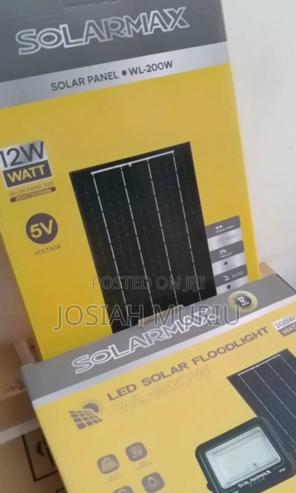 Solarmax 200w Outdoor Solar Floodlight