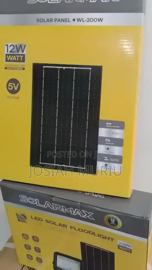 Solarmax 200w Outdoor Solar Floodlight