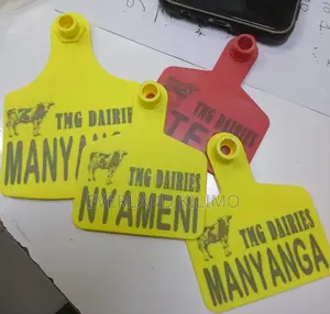 Numbered Cattle Ear Tags - Various Colors Available