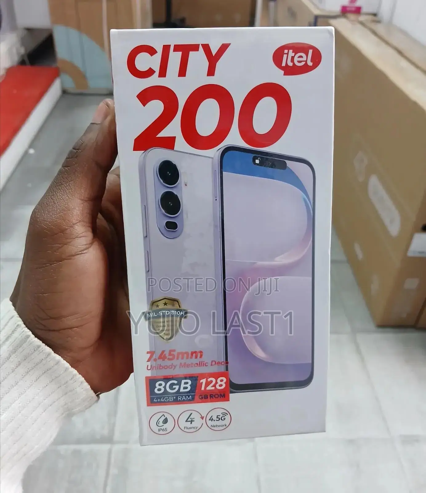 New Itel City 200 128 GB Purple